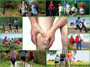 Скандинавская ходьба при артрозе коленного сустава